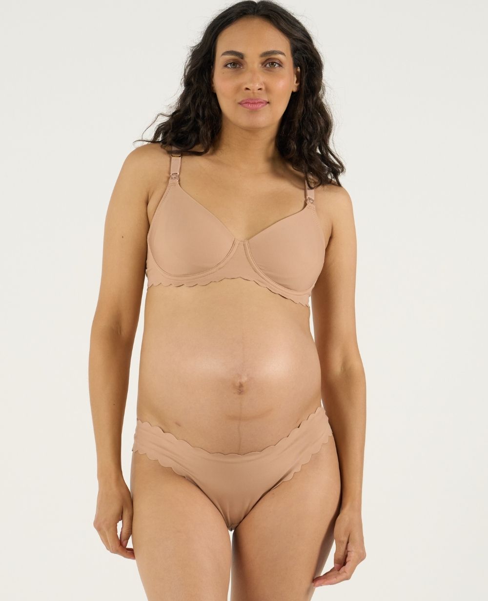 Soutien gorge de maternité et allaitement invisible Skin - Latte