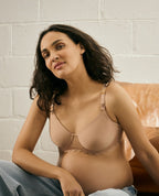 Soutien gorge de maternité et allaitement invisible Skin - Latte