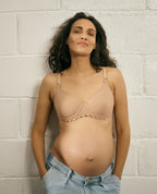 Soutien gorge de maternité et allaitement invisible Skin - Latte