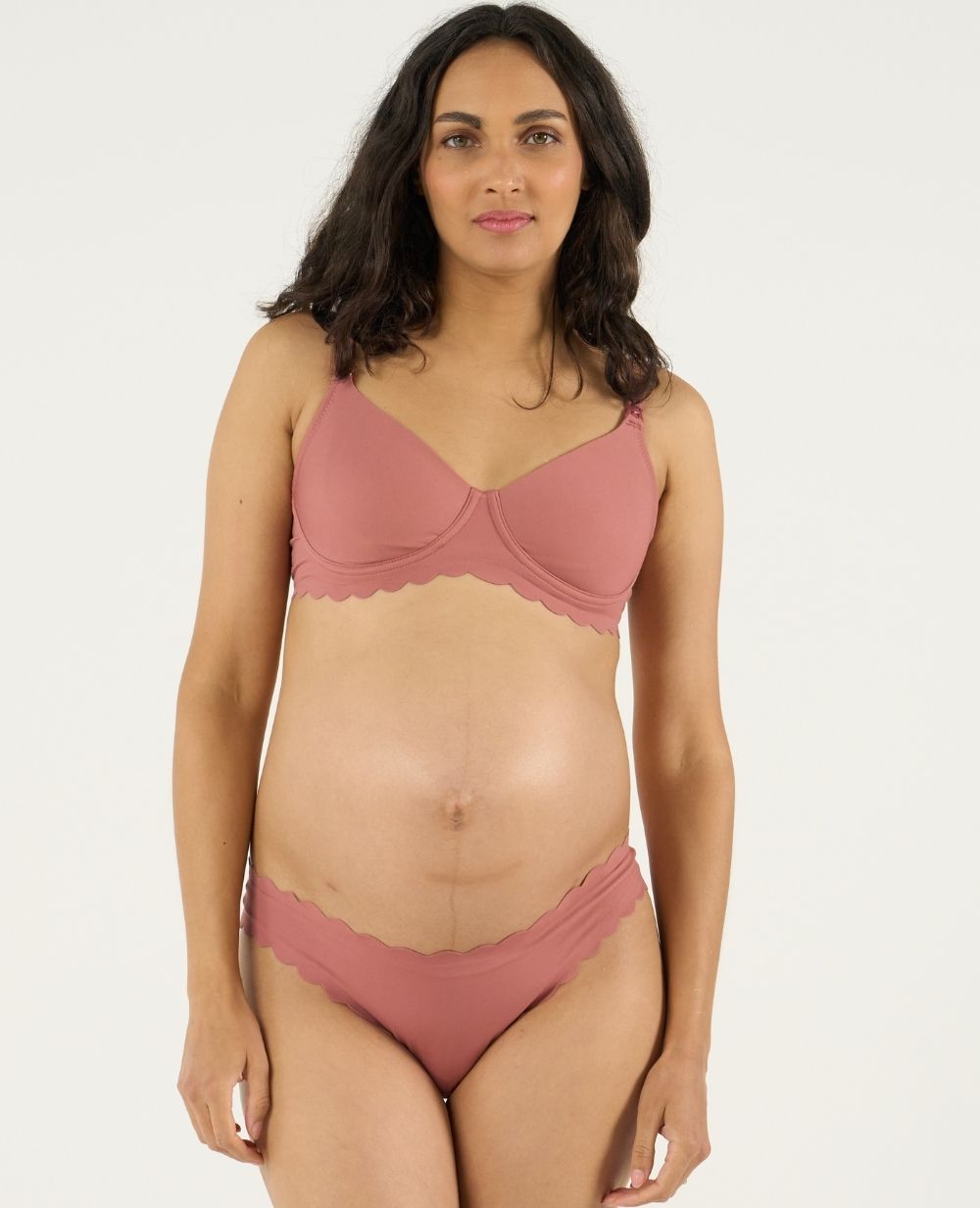 Reggiseno premaman e per l'allattamento invisibile Skin - Vieux Rose