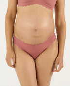 Tanga premaman a vita bassa Skin - Vieux Rose