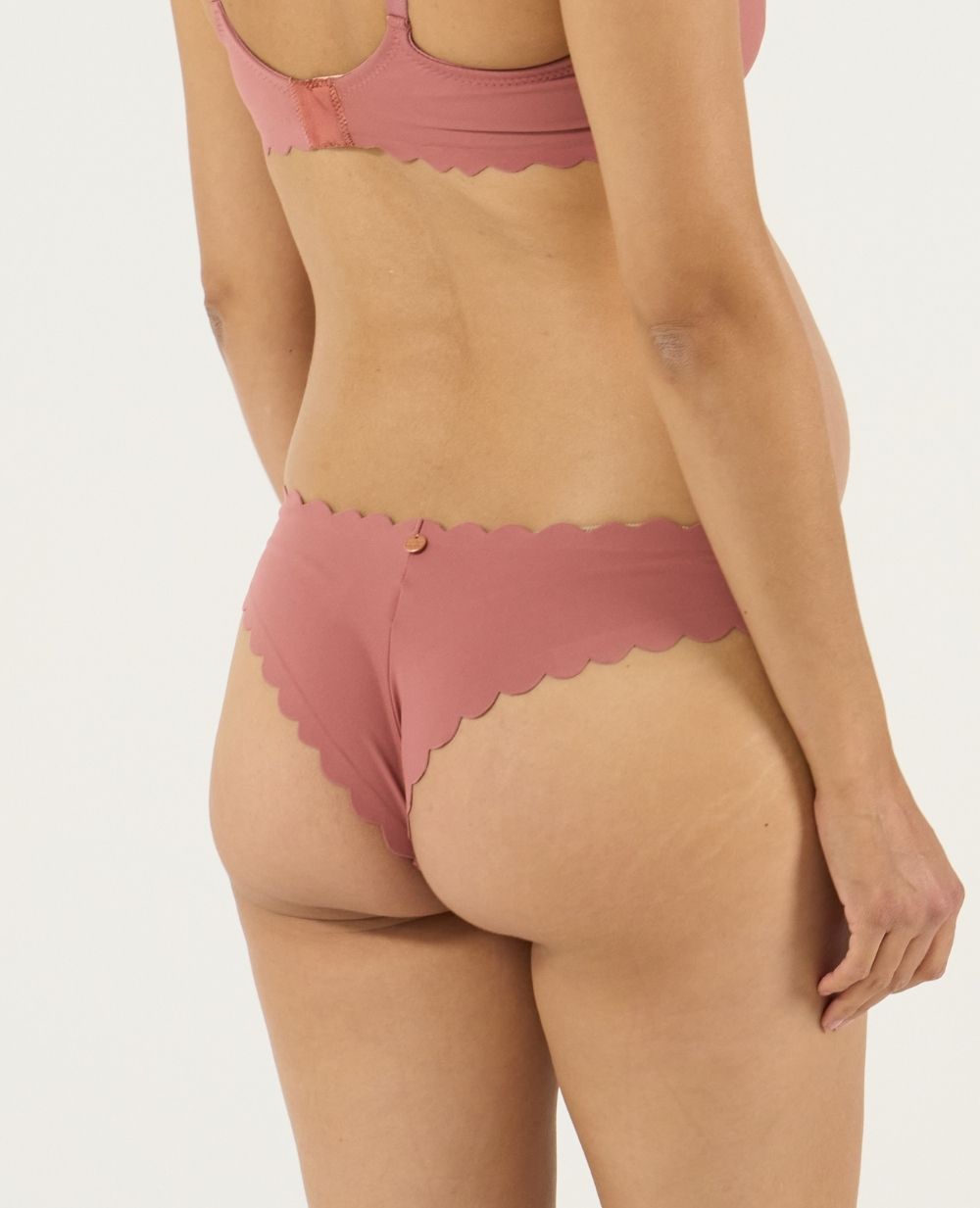 Tanga premaman a vita bassa Skin - Vieux Rose