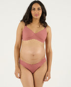 Tanga premaman a vita bassa Skin - Vieux Rose