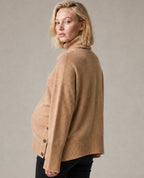 Soho Maternity and Nursing Sweater - Camel