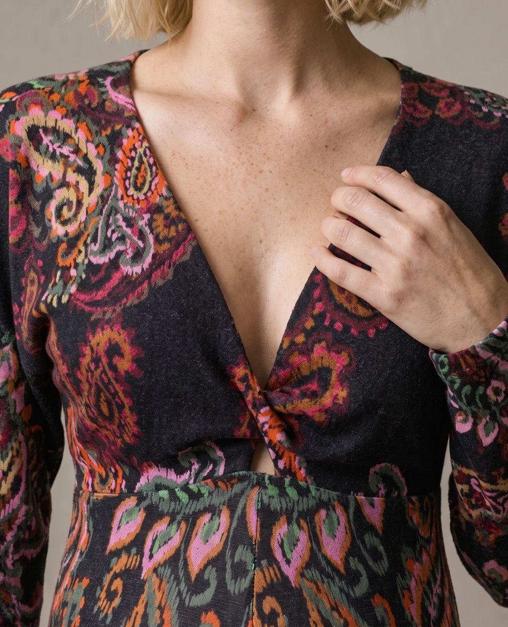 Tina Maternity and Nursing Top - Multicolour