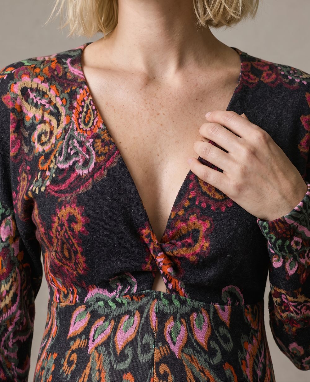 Tuta premaman e allattamento Valentina - Multicolore