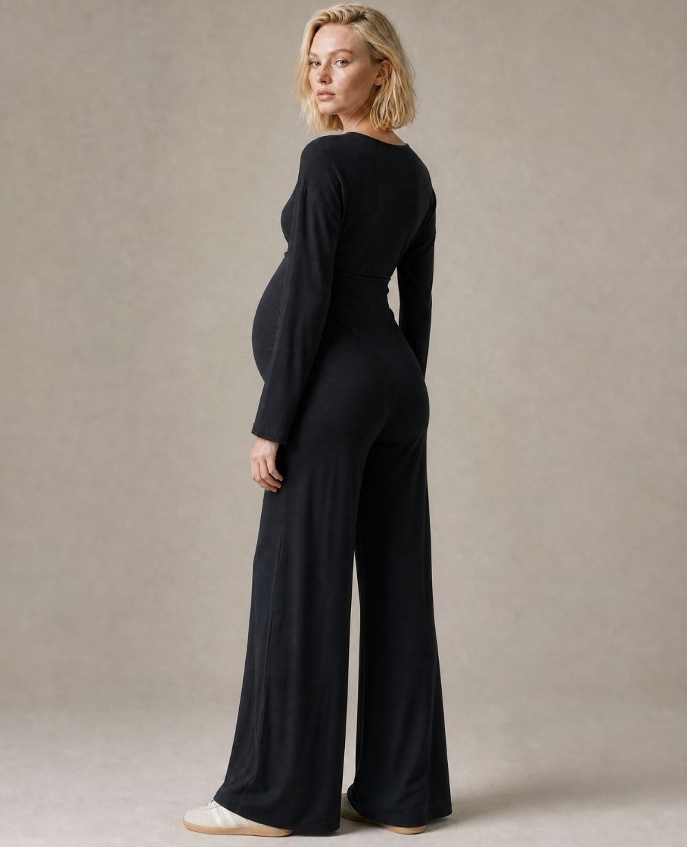 Tuta premaman e allattamento Valentina - Nera