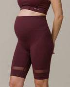 Woma Maternity Shorts - Plum
