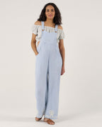 Yael Maternity Overalls - Blue