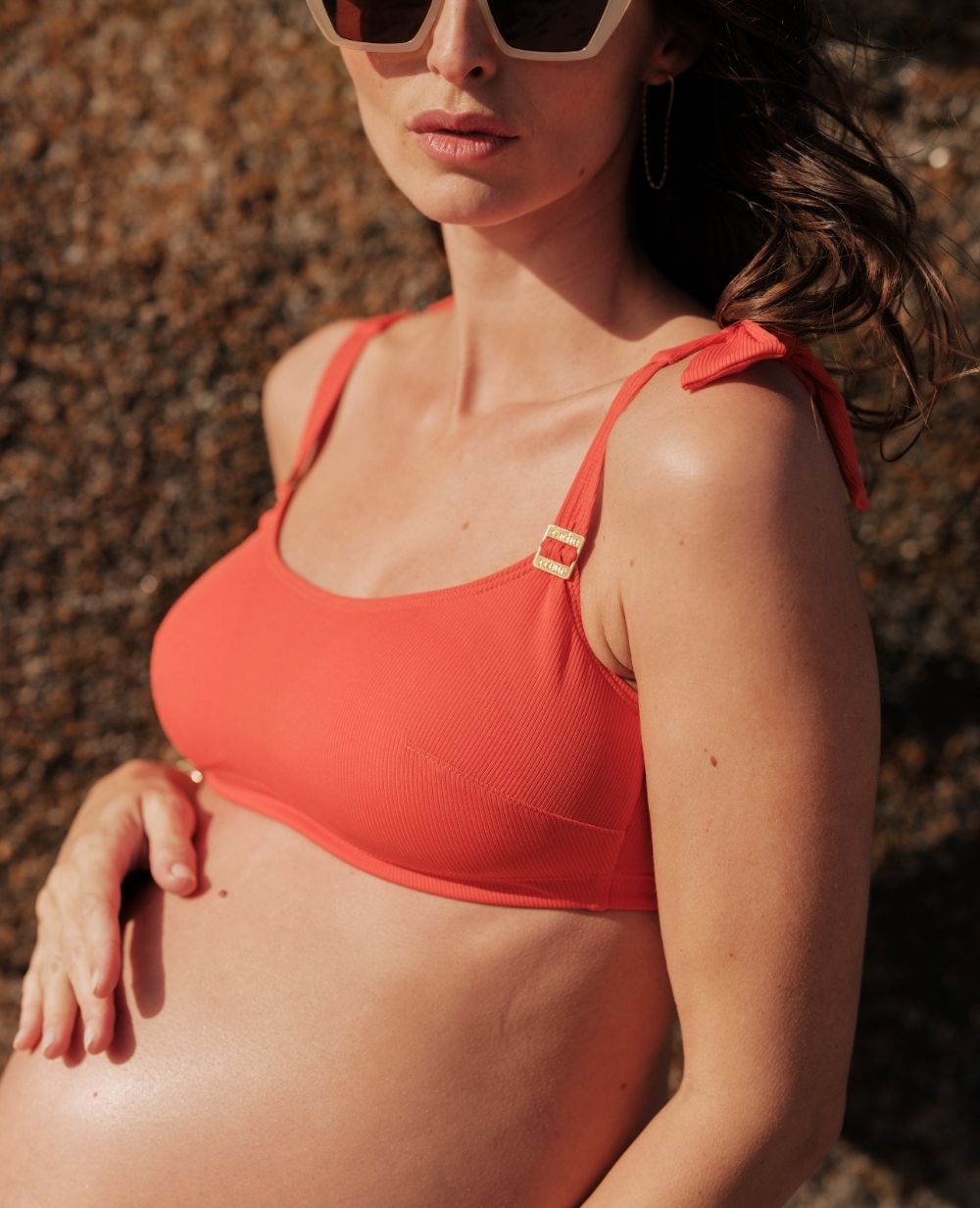 Porto Vecchio Maternity Bikini - Orange