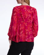 Blouse à volant Nori - Multico