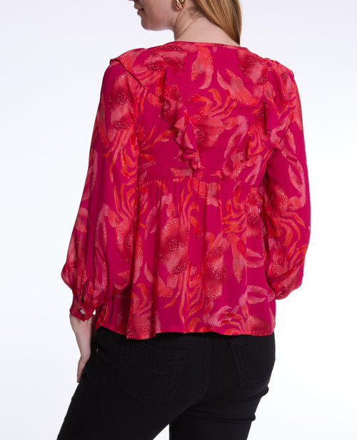 Blusa con volant Nori - Multico