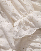 Blouse de grossesse et allaitement Clothilde - Blanc