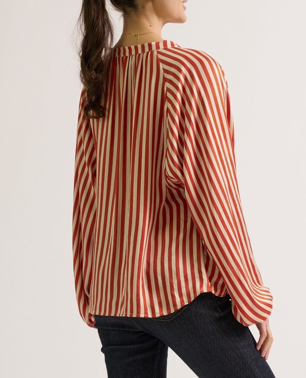 Blusa premaman e per l'allattamento Madeleine - Rame