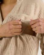 Sarah Nursing Blouse and Shirt - Beige