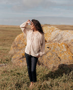 Sarah Nursing Blouse and Shirt - Beige