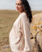 Sarah Nursing Blouse and Shirt - Beige