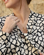 Blouse lavallière de grossesse et d’allaitement sophie