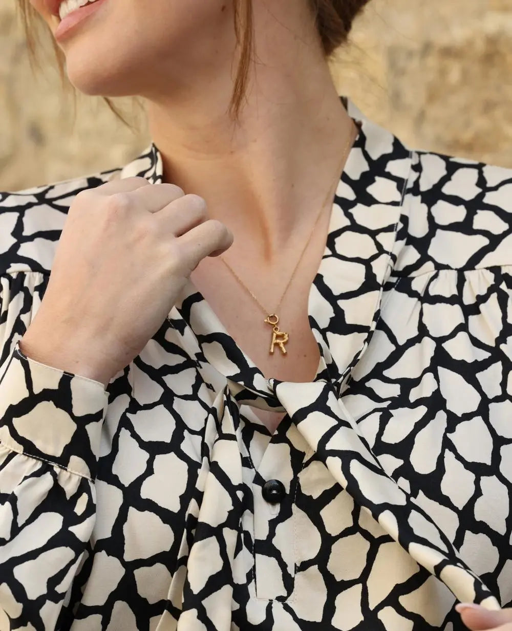 Blouse lavallière de grossesse et d’allaitement sophie