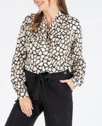Blouse lavallière de grossesse et d’allaitement sophie