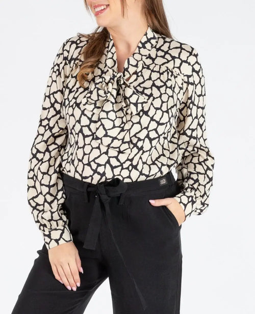 Blouse lavallière de grossesse et d’allaitement sophie