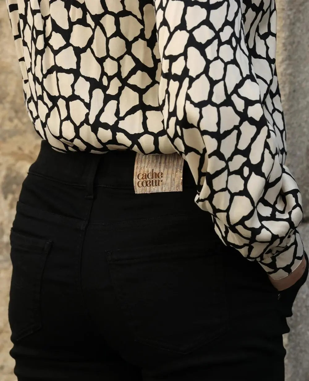Blouse lavallière de grossesse et d’allaitement sophie