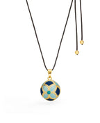Bola de grossesse - byzance email multicolor doré or 18