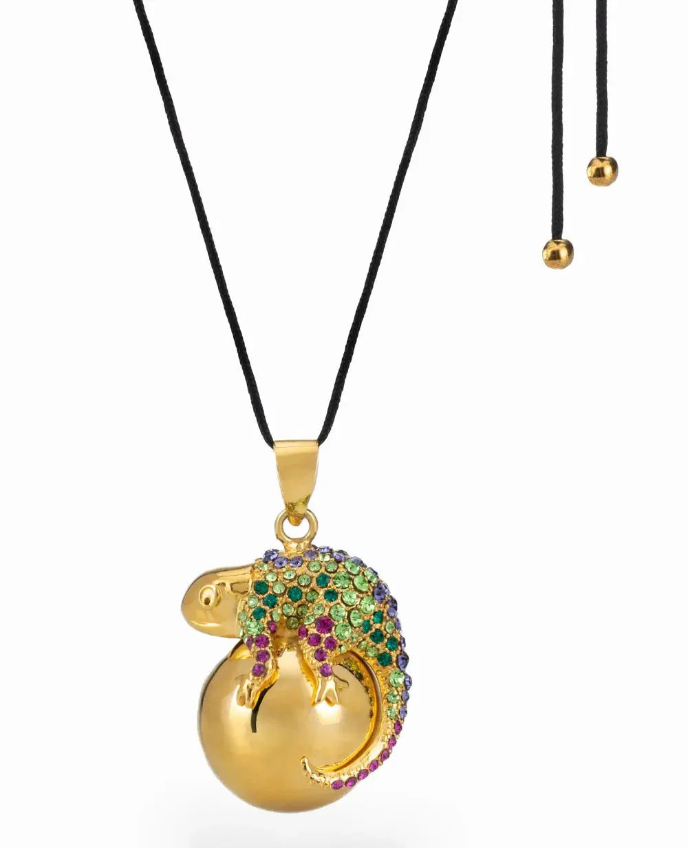 Bola de grossesse - caméléon cristaux swarovski, cache cœur