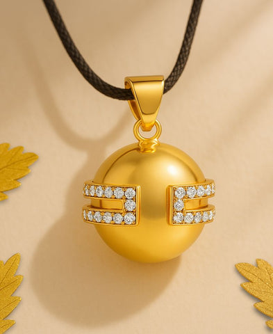 Bola Gravidanza - Déesse - Dorato oro - Cristalli Swarovski