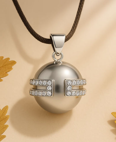 Maternity bola - Déesse - Rhodium - Swarovski Crystals