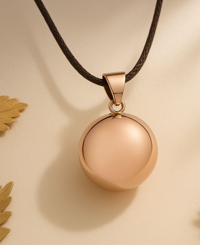Bola de grossesse Glossy - Or rose