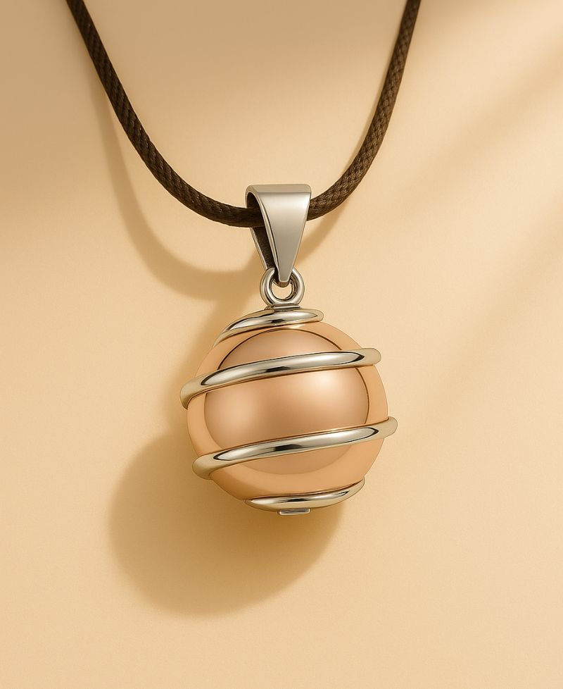 Bola di gravidanza Twist Rodio Oro Rosa 