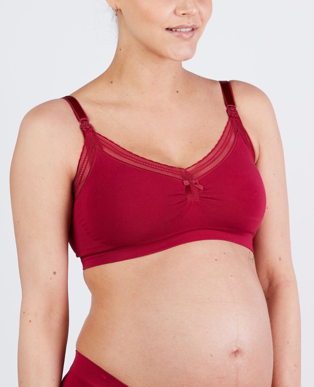 Brassière allaitement et grossesse Milk Bordeaux Cache Cœur