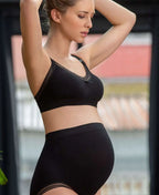 Brassière de grossesse et d’allaitement milk noir, cache