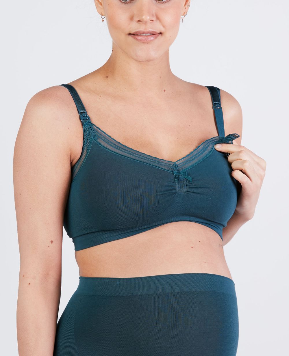 Brassière de grossesse et d'allaitement Milk - Vert