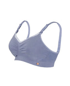 Brassière de grossesse et d’allaitement organic bleuet,