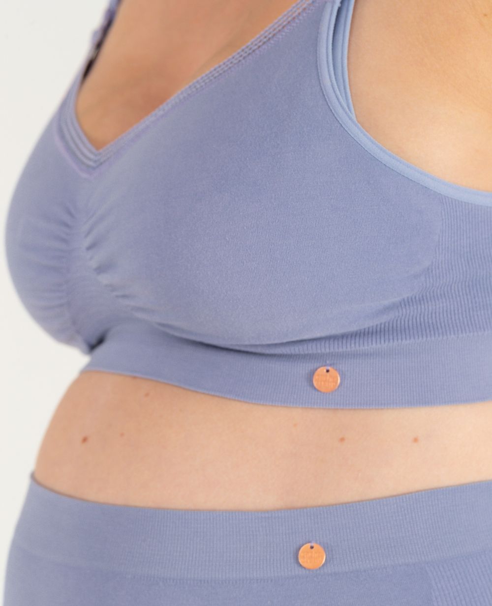 Brassière de grossesse et d’allaitement Organic - Bleuet