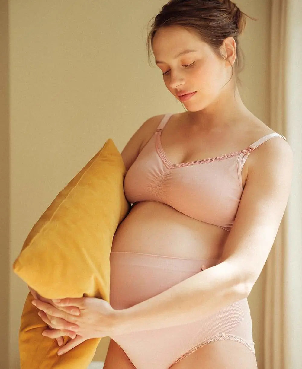 Brassière de grossesse et d’allaitement organic rose,