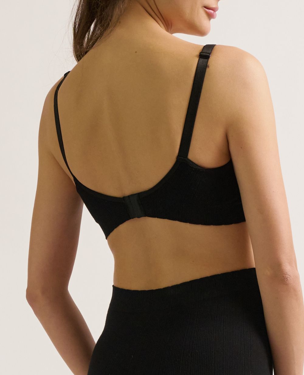 Brassière de grossesse et d’allaitement Zoé - Noir