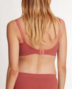 Brassière de grossesse et d’allaitement zoé terracotta,