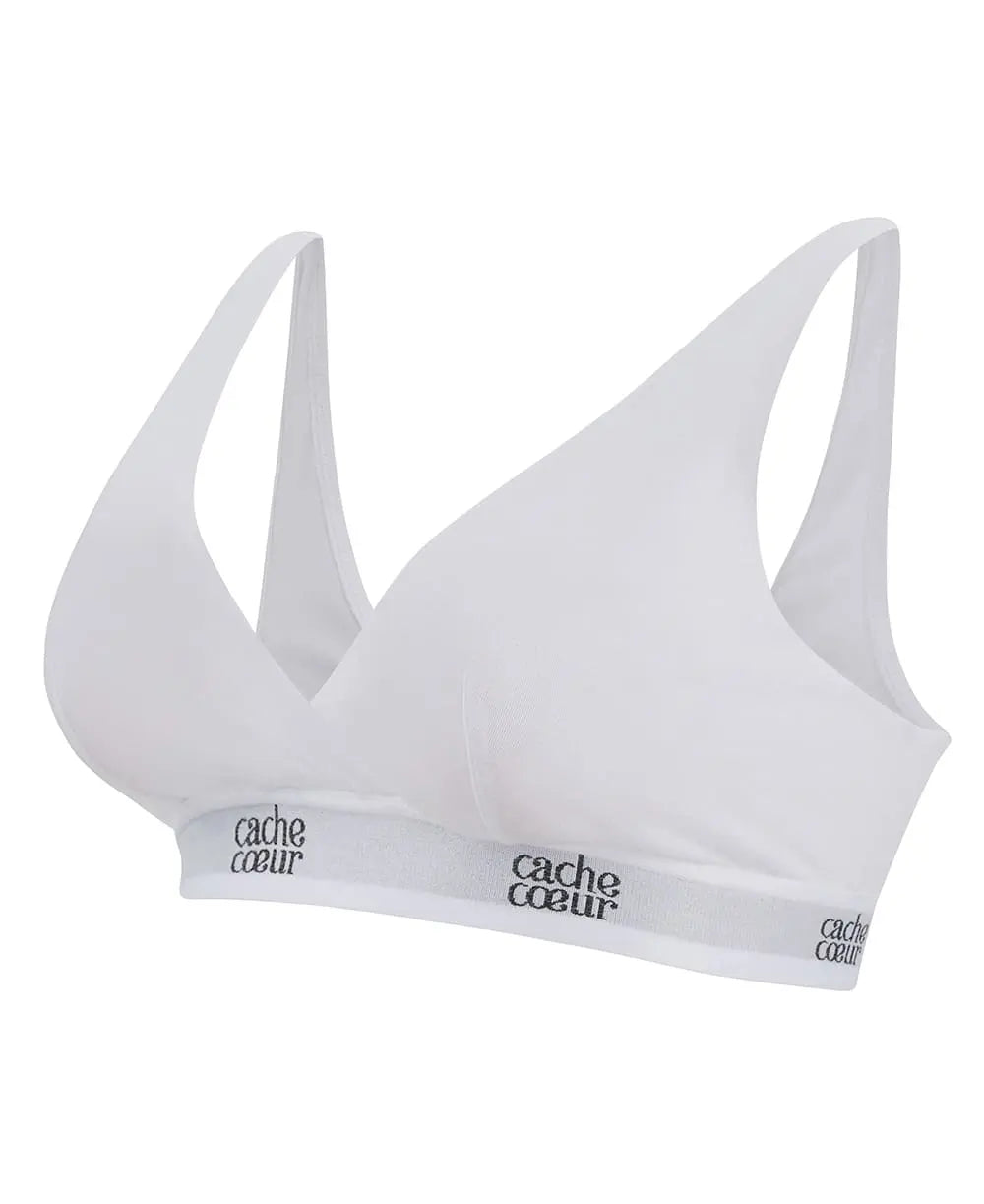 Brassière de maternité et d’allaitement life blanc,