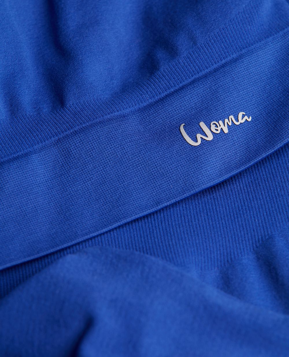 Brassière de sport de grossesse et d’allaitement Woma - Bleu Electrique