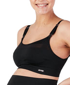 Brassière de sport grossesse et d’allaitement woma noir,