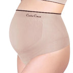 Ceinture de maintien grossesse illusion beige, cache cœur #couleur_beige