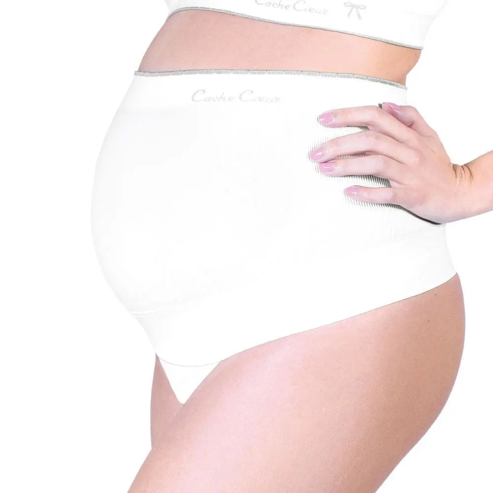 Ceinture de maintien grossesse Illusion ivoire, Cache Cœur
