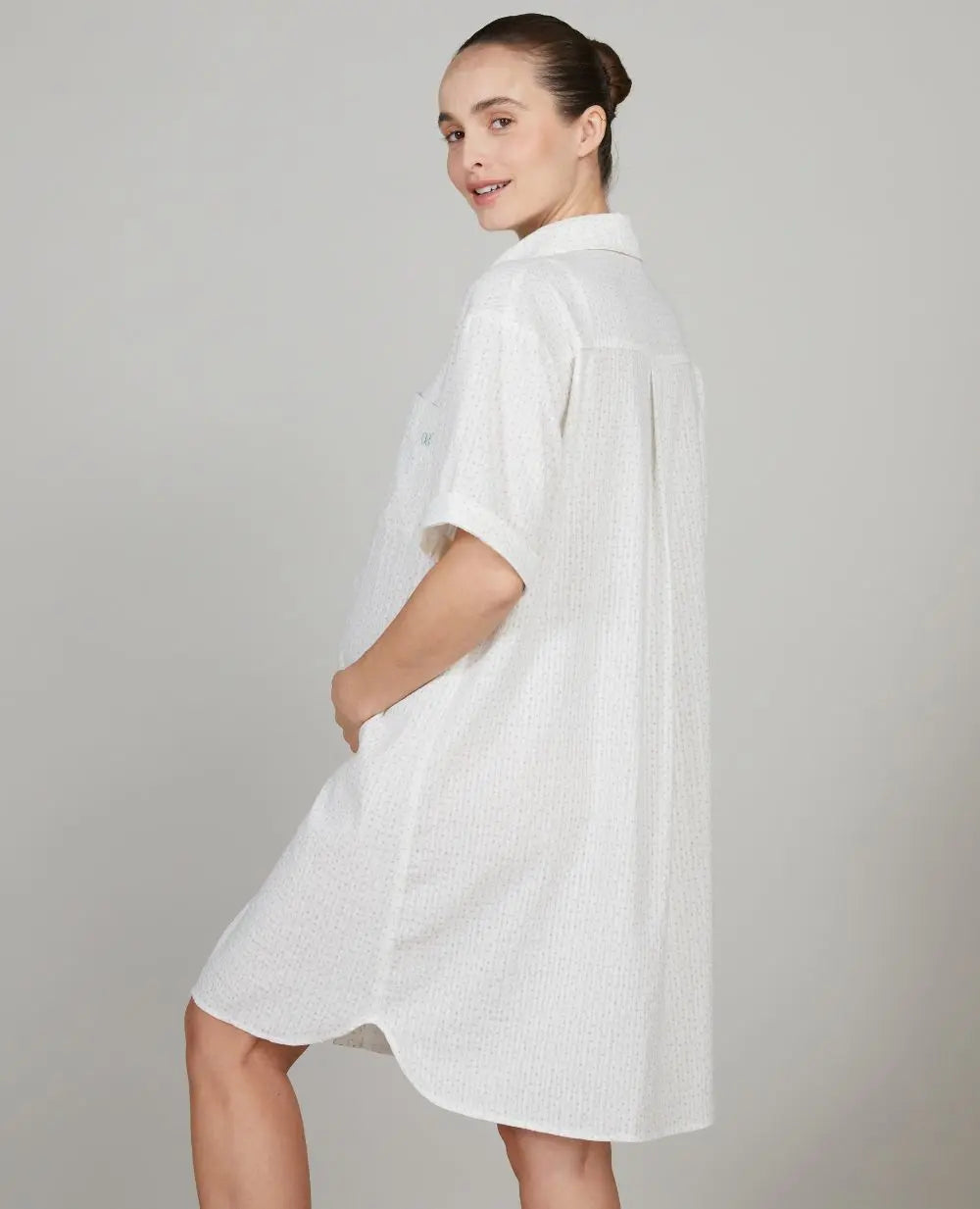 Chemise de nuit grossesse et d’allaitement paulette,
