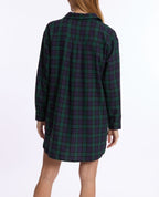 Camicia da notte premaman e per l'allattamento Teddy - Verde
