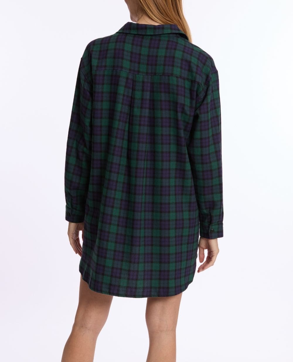 Camicia da notte premaman e per l'allattamento Teddy - Verde