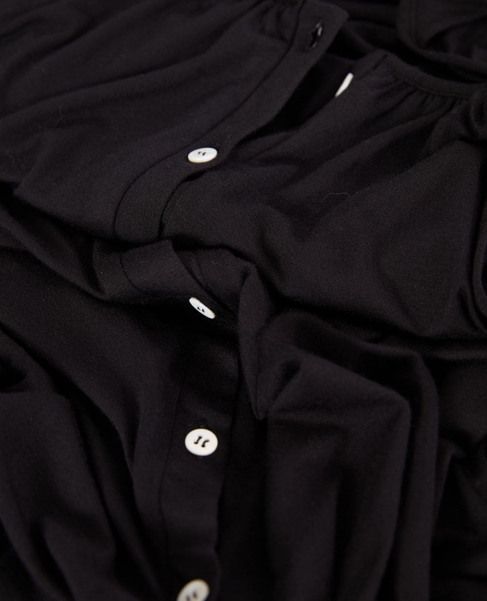 Chemise de nuit de maternité et d’allaitement Louna - Noir
