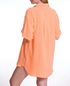 Camicia da notte premaman Ice cream - Albicocca